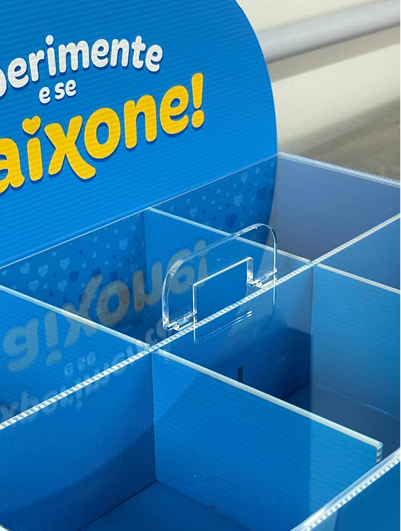 Displays e expositores